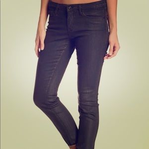 Big Star Dark Grey Coated Alex Skinny Jeans